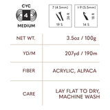 Lion Brand Yarn (1 Skein) Touch of Alpaca Yarn, Oxford Grey Lion Brand Yarn