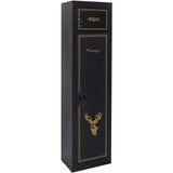 American Furniture Classics 906 Five Gun Metal Storage Cabinet with Separate Pistol Compartment American Furniture Classics