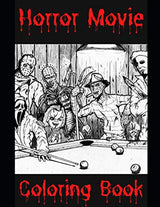 Horror Movie Coloring Book WoodArtSupply