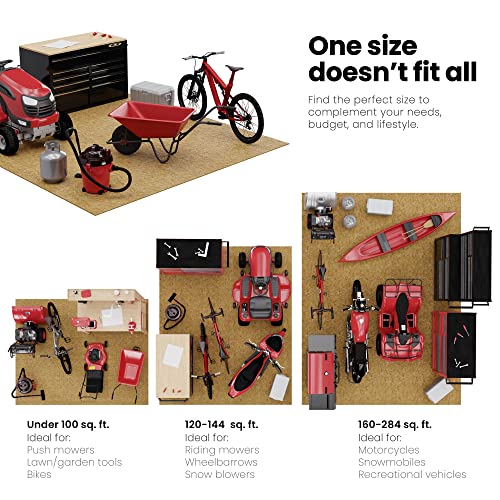 Handy Home Products Tribeca 10x12 Do-It Yourself Wooden Storage Shed with Floor Handy Home Products