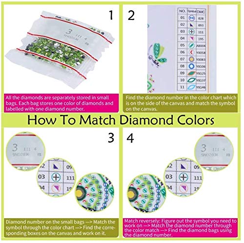 pigpigboss 2 Pieces Morning Glory Bookmark Diamond Painting Kit, Painting Flower Bookmark Diamond Art Dots for Reading Enthusiasts Adult Beginner Graduation Book Decor pigpigboss