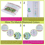 pigpigboss 2 Pieces Morning Glory Bookmark Diamond Painting Kit, Painting Flower Bookmark Diamond Art Dots for Reading Enthusiasts Adult Beginner Graduation Book Decor pigpigboss