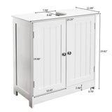 Generic Pedestal Sink Storage Cabinet with 2 Doors, Under Sink Bathroom Space Saver Organizer Generic