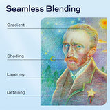 finenolo 36 Pack Colored Pencils for Adult Coloring Books, Soft Core, Art Drawing Pencils for Artists Kids Beginners, Coloring Pencils Set with Sharpener for Coloring, Sketching, Painting finenolo