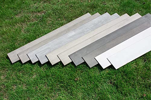 Luxdecor Real Wood Wall Planks for Wall- White Shiplap Boards 5" Peel and Stick Shiplap Boards 10 Pieces Wall Shiplap Planks Board 12.5 Sq Ft Luxdecor