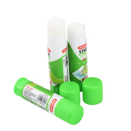 Glue Sticks for 3D Printer Bed, FYSETC PVP Solid Glue Stick Glass Bed Adhesive for Ender 3 V2 Pro - Kobrra Max - SR- Ender 5 S1 Plus -Prusa MK3S+ Heated Plate 3D Printing Filament PLA ABS PETG -3 Pcs FYSETC