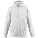 Augusta Sportswear Unisex-Adult Wicking Fleece Hooded Sweatshirt, White, Large Augusta Sportswear