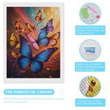 TZTTZT Diamond Art Kits for Adults - Vibrant Butterfly Kaleidoscope Scene Diamond Painting Kits for Adults Beginner, Frameless Diamond Painting Craft for Home Wall Decor TZTTZT