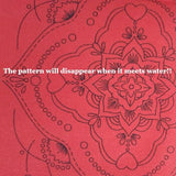 Esffaci Embroidery Starter Kit for Adult Beginner with Mandala Datura Pattern Hand Embroidery Set with Embroidery Cloth Hoop Needle Threader Embroidery Floss and Instruction