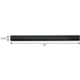 Progress Lighting P2606-80 AirPro Accessory Ceiling Fan Steel Downrod, 36-Inch, Forged Black Progress Lighting