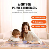 VEVOR 2000 Piece Puzzle Board with 6 Drawers and Cover, 40.2"x29.4" Rotating Wooden Jigsaw Puzzle Plateau, Portable Puzzle Accessories for Adult, Puzzle Organizer & Puzzle Storage System, Gift for Mom VEVOR