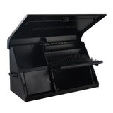 Montezuma 41" x 18" Heavy Duty Steel Triangle Toolbox (steel, flat black) Montezuma