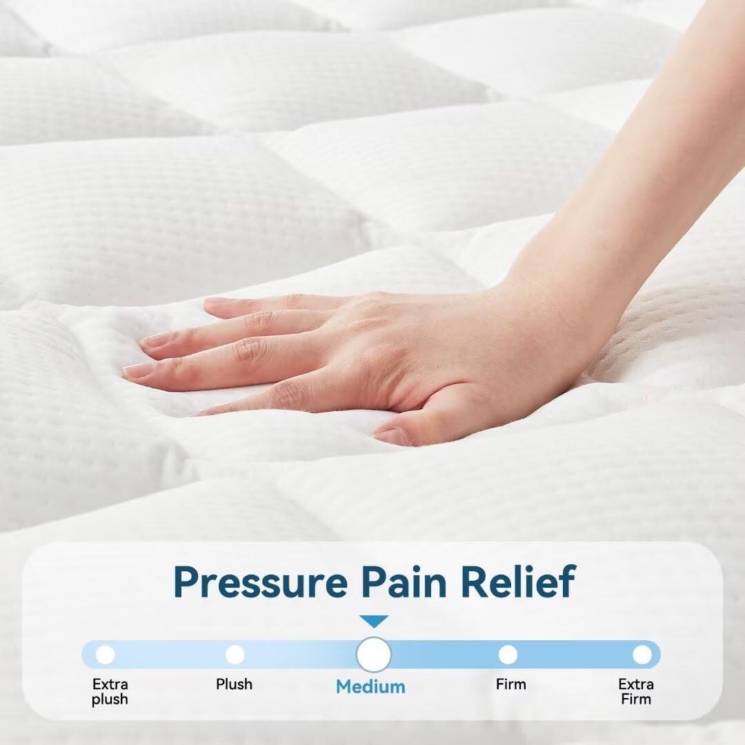 Topllen 6 Inch Twin Mattress for Kids Adults Loft Bed, Gel Memory Foam Mattress with Breathable Pillowtop for Cool Sleep and Pressure Relief,Fiberglass-Free,CertiPUR-US® Certified,Bed in a Box Topllen