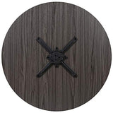 BizChair 36" Round Multi-Purpose Conference Table in Rustic Gray BizChair