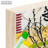 Ampersand Art Supply Unprimed Basswood Artist Panel, 1-1/2" Cradled Profile, 6"x6" Ampersand Art Supply