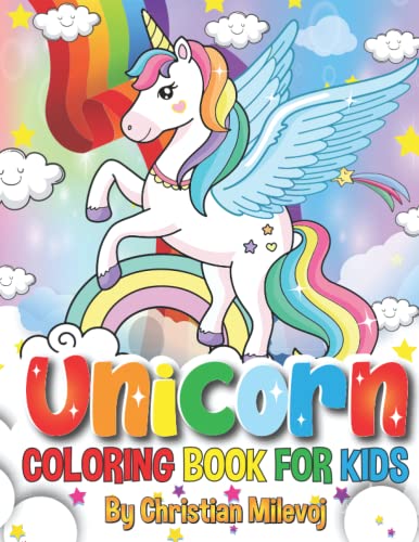 UNICORN COLORING BOOK FOR KIDS WoodArtSupply
