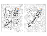 Swear Word Coloring Book for Moms: Motivational Quotes and Doodle Therapy for Stressed Out Moms Who Deserve a Break (and a Glass of Wine!) WoodArtSupply