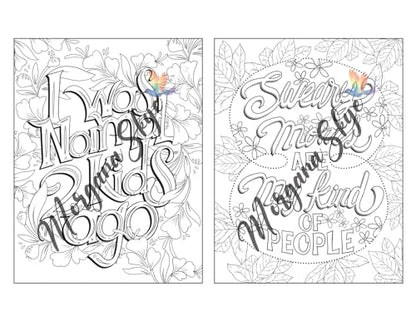 Swear Word Coloring Book for Moms: Motivational Quotes and Doodle Therapy for Stressed Out Moms Who Deserve a Break (and a Glass of Wine!)