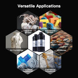 NOVA3D Water Washable ABS-Like Tough Resin, High Toughness 3D Printing Photopolymer Resin, 405nm UV Fast Cure for 12K/14K/LCD/DLP/SLA Printers, Low Odor (Grey, 1kg) NOVA3D