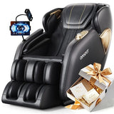 DAHAIY 𝟐𝟎𝟐𝟔 𝐍𝐞𝐰 𝐔𝐩𝐠𝐫𝐚𝐝𝐞 3D Massage Chair Full Body, AI voice control, PU Leather Zero Gravity Heated Back Foot Hand Massage Recliner Chairs, Living room furniture,Office,Portable - Black
