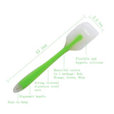 HiramWare Silicone Spatula Set of 4 - Heat Resistant Flexible Spatula 450F with Stainless Steel Core - Food Grade Premium Good Grip Kitchen Utensils - Seamless, Heavy Duty, BPA Free, Dishwasher Safe HiramWare