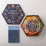 Ingrid's Wildflowers - an Heirloom Embroidery Kit by Missouri Star | Includes 20 Wildflower Designed Peel & Stitch Washaway Sheets, Colored Floss, Needles, Hoop, and Other Tools Needed for Embroidery