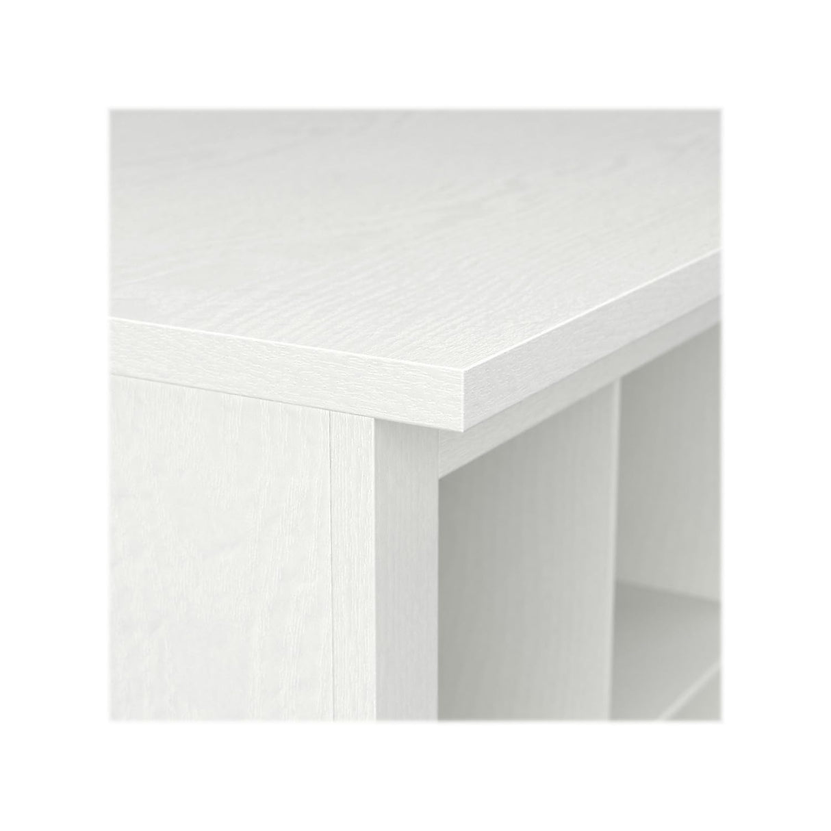 kathy ireland Home by Bush Furniture kathy ireland Home by Bush Furniture Woodland Shoe Storage Bench with Shelves, 40-inch, White Ash (WDS240WAS-03) Bush Business Furniture