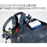 Rubbermaid Commercial Products 2-Shelf Utility/Service Cart, Medium, Lipped Shelves, Standard Handle, 500 lbs. Capacity, for Rubbermaid Commercial Products