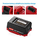 Powerextra 20V Max 6.0Ah Lithium Replacement Battery Compatible with Porter Cable PCC685L PCC680L Cordless Tools Batteries Powerextra