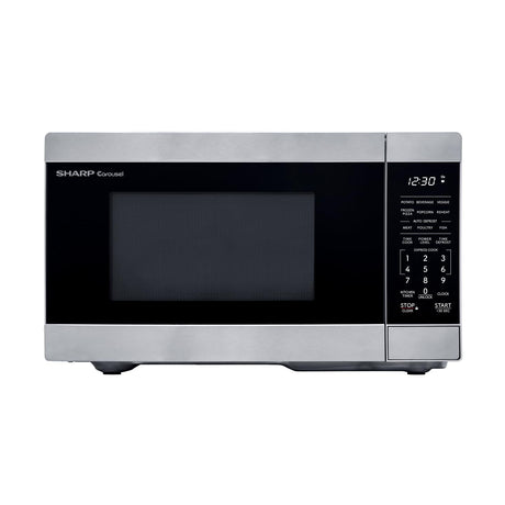 SHARP ZSMC0962KS Oven with Removable 10.6" Carousel Turntable, Cubic Feet, 900 Watt Countertop Microwave, 0.9 CuFt, Stainless Steel Sharp