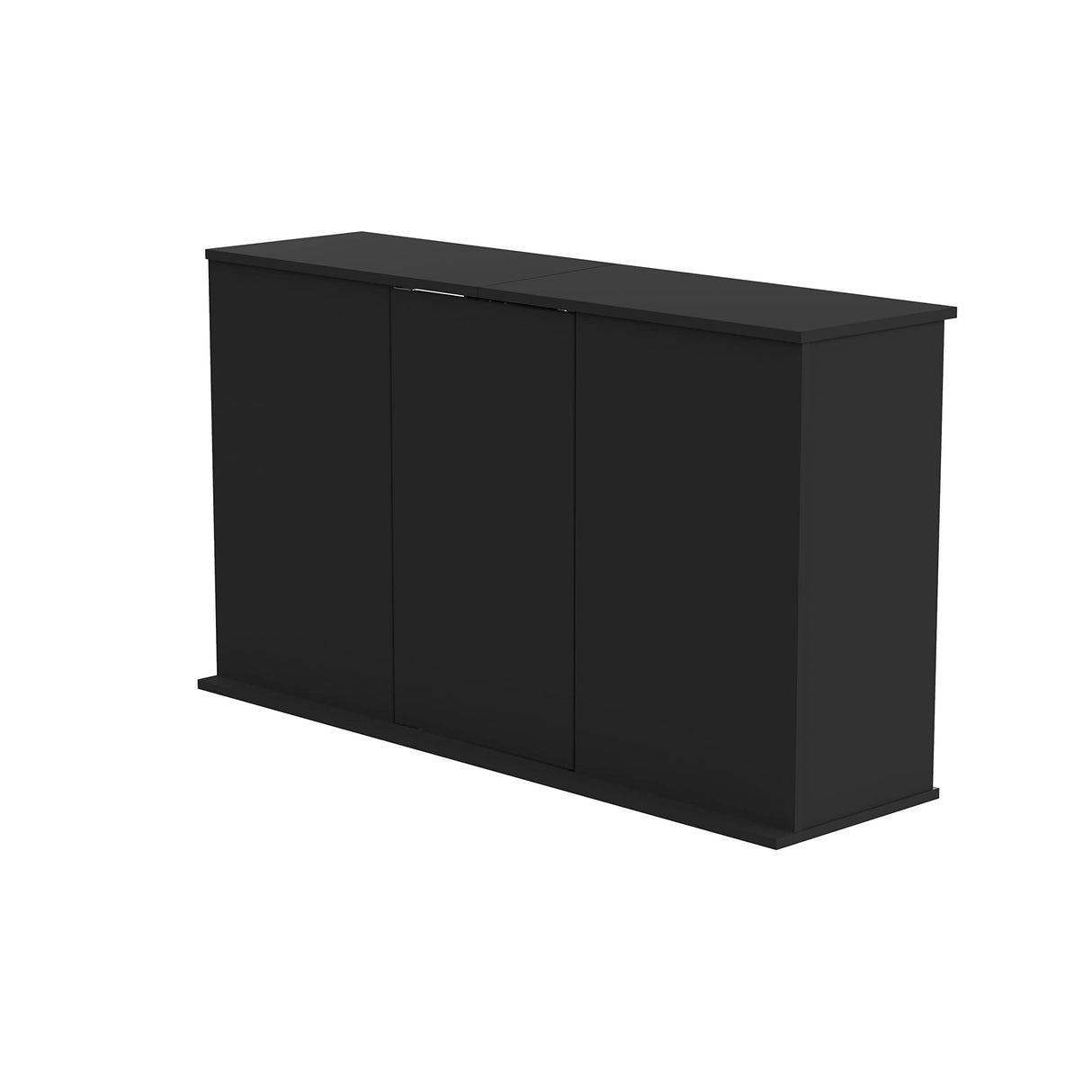 Aquatic Fundamentals, 55/65 Gallon Particle Board Aquarium Stand, 49.38" L x 13.25" W, Black Aquatic Fundamentals
