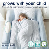 Hiccapop [1-Pack] Toddler Bed Rail Bumper, Bed Bumper for Toddlers, Kids Foam Safety Bed Guard Rail for Toddlers, Bed Side Rail for Twin, Queen, King Hiccapop