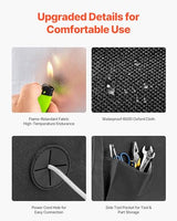 VEVOR 3D Printer Enclosure, Dustproof Waterproof Large Oxford Cloth 3D Printer Tent, Constant Temperature Protective Case with LED Lighting, Compatible with Creality/ELEGOO/Anycubic Popular Models VEVOR