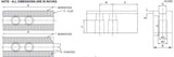 Lathe Chuck Serrated Steel Soft Jaws Set (3 Pcs) for 6" (B-206) Kitagawa, Samchully Chucks, Pointed, 2" Height- By Turner Workholding Turner Workholding