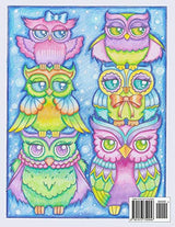 Ornamental Owls: owl coloring book for adults CREATESPACE