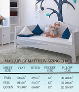 MALLARY BY MATTHEW Kids Super-Soft 100% Microfiber Print Sheet, Cars, Full MALLARY BY MATTHEW