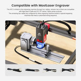 Algolaser 4 in 1 Laser Rotary Roller - Y-axis Rotary Chuck for Laser Engraver,180° Adjustable Jaw Chuck Rotary for Engraving Tumblers, Bottles & Cylindrical Objects Suitable for DIY KIT MK2/Alpha MK2 AlgoLaser