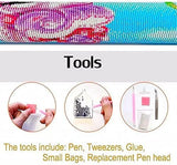 5D Diamond Painting Art Heart Shape Love New Born Baby Mom Dad Hand Full Drills Square Beads Diamond Painting by Number Kits Wall Decoration for Wedding Gift 12x16inch/30x40cm WoodArtSupply