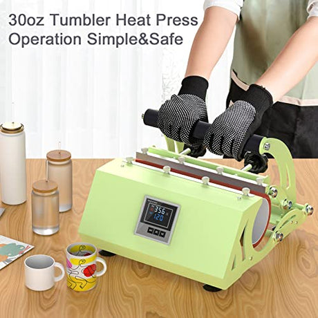 YIIFIISET 30oz Tumbler Heat Press Machine,Mug Press Machine for Stainless Steel, Ceramic, Glass Tumbler,Universal 11oz 15oz 16oz 20oz 30oz Tumbler Press YIIFIISET