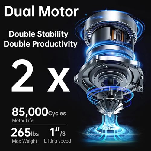 PrecieuxFoyer Dual Motor Standing Desk Frame, Electric Adjustable Legs with Memory Presets, Stand Up Desk Frame Workstation, with Cable Management Tray, 2pcs Headphone Hook, for Home Office PrecieuxFoyer