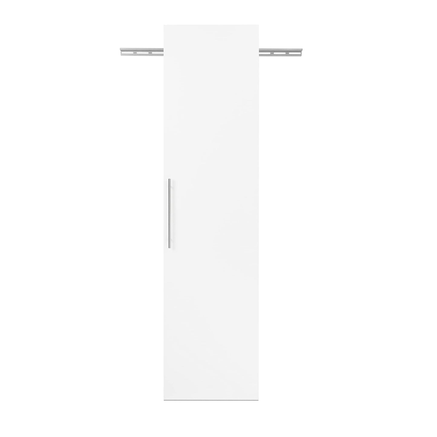 Prepac HangUps Narrow Wall Mounted Garage Storage Cabinet, Tall Storage Organizer Cabinet, 18" W x 72" H x 20" D, White