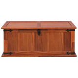 vidaXL Solid Acacia Wood Storage Chest 90 x 45 x 40 cm vidaXL