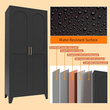 Ball & Cast 71″Tall Freestanding Kitchen Pantry Cabinet,Versatile Metal Storage Cabinet w/Adjustable Shelves & Doors,Pantry Cabinet for Kitchen and Dining Room,Black Ball & Cast