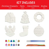 Christmas Crafts for Kids - DIY Christmas Tree Decorations Resin Ornaments Kits (Includes Paints Brushes) - Stocking Stuffers DIY Xmas Ornaments for KidsToddlers Girls Boys Ages 3-5 4-8 8-12 ORIENTAL CHERRY