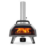 Ooni Karu 2 Pro Multi-Fuel Pizza Oven - Wood and Gas Outdoor Pizza Oven with Pizza Stone & Intergrated Thermometer, Pizza Oven Outdoor, Dual Fuel 16 Inch Pizza Maker, Outdoor Cooking Grill ooni
