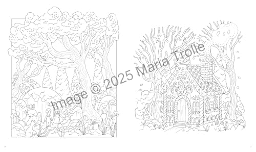 Fairytale Worlds: Coloring Book WoodArtSupply
