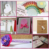 jijAcraft Christmas Twine String, 328 Feet Red Green and White Bakers Twine String, 2MM Heavy Duty Packing String for DIY Crafts, Christmas Decoration, Gift Wrapping, Craft Wrapping jijAcraft