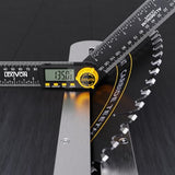 LEXIVON Aluminum Digital Angle Finder Gauge, 5-inch/130mm Multi-Purpose Protractor, Includes XL Display and Rugged Zippered Pouch (LX-DAF5) LEXIVON