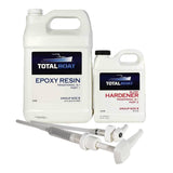 TotalBoat 5:1 Epoxy Resin Kit (Gallon, Slow Hardener), Marine Grade Epoxy for Fiberglass and Wood Boat Building and Repair TotalBoat