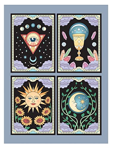 Creative Haven Witchcraft Coloring Book: Spellbinding Designs (Adult Coloring Books: Fantasy) WoodArtSupply